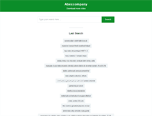 Tablet Screenshot of abexcompany.me